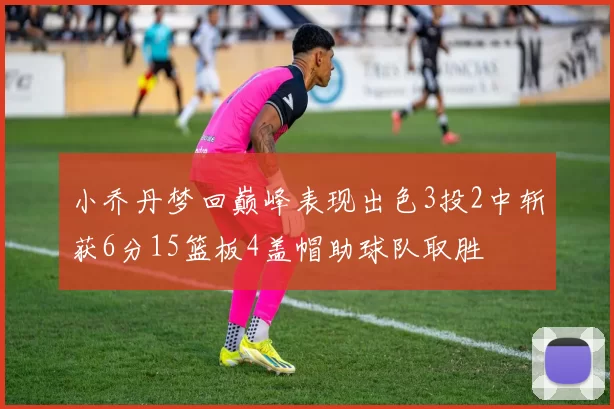 小乔丹梦回巅峰表现出色3投2中斩获6分15篮板4盖帽助球队取胜