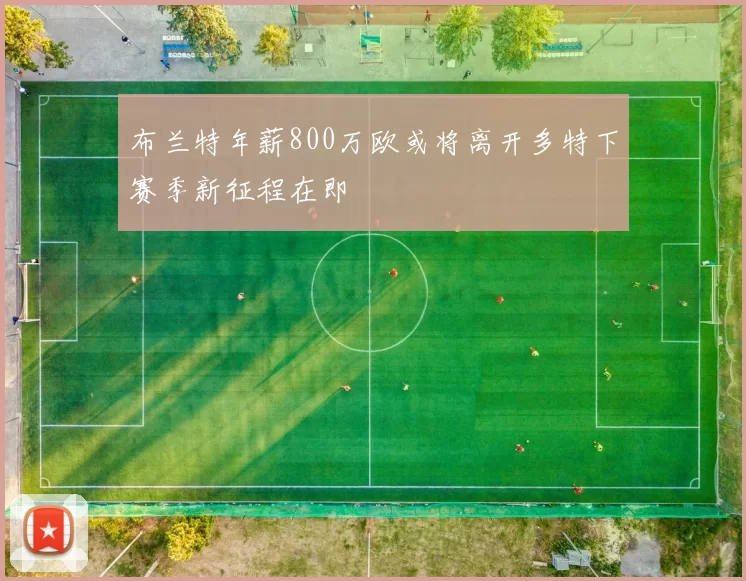 布兰特年薪800万欧或将离开多特下赛季新征程在即